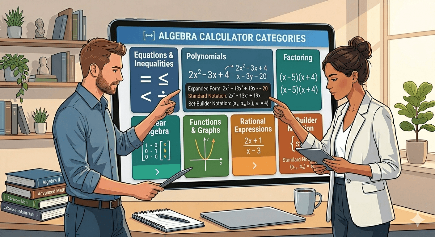 Algebra Calculator Illustration